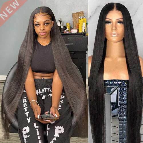 30 40 Inch Straight Lace Front Wig Brazilian 13x4 Hd Lace Fr