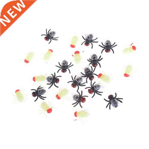 12Pcs Practical House Fly Animal Toy Plastic Bugs April