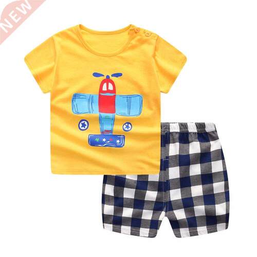 Kids Shorts Suits Children Tracksuit for Boys Sets Summer Ba
