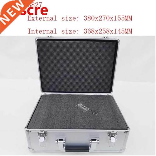 Portable Aluminum Tool Box Car Home Storage Box Document Fil