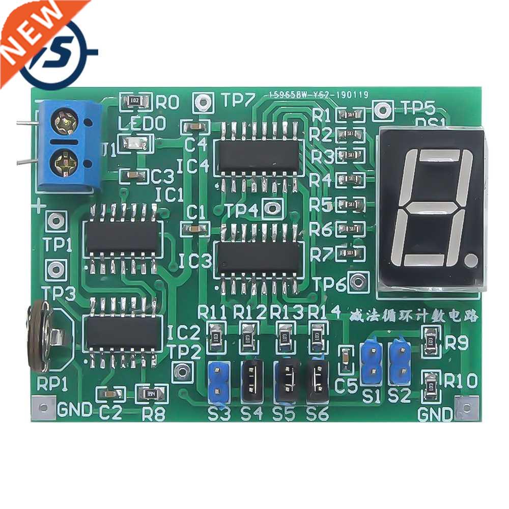 Kit Subtraction Loop Counter 74HC192 Circuit Electronic