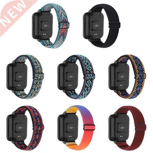 Loop Nylon Fabric Watchbands Smartwatch Band Compatible with