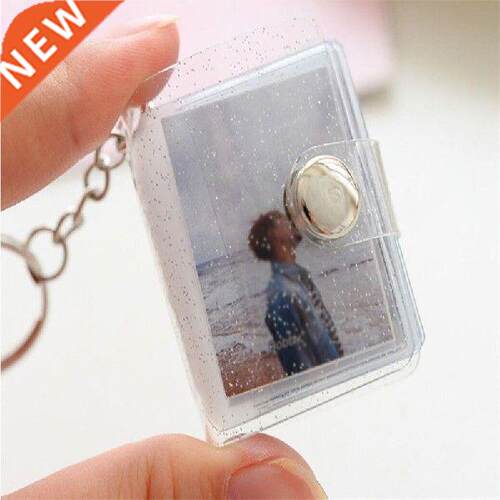 2 Inch Photo Album PVC Sequins Transparent Sticker & Nam