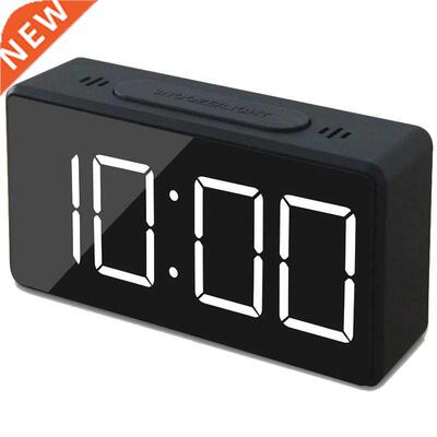 Small Mini Digital Alarm Clock for Travel with LED Time or T