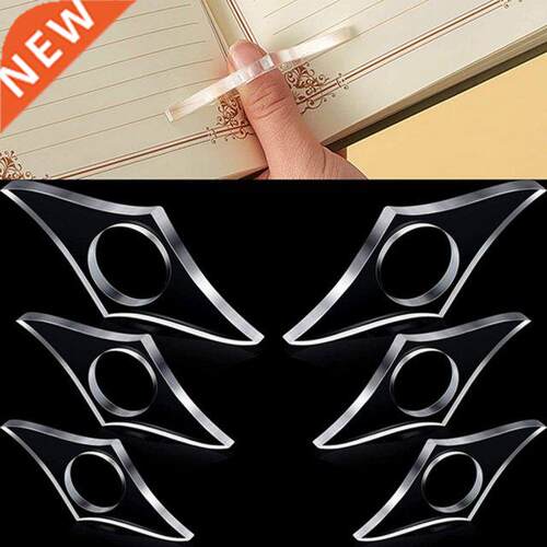 1PC Thumb Book Page Holder Transparent Acrylic Thumb Book Su