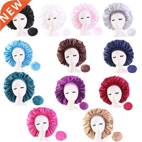 Extra Large Satin Silky Bonnet Sleep Cap With Premium