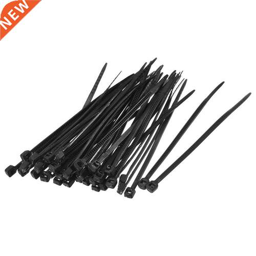 Cable Zip Ties 100mmx1.8mm Self-Locking Nylon Tie Wraps Blac