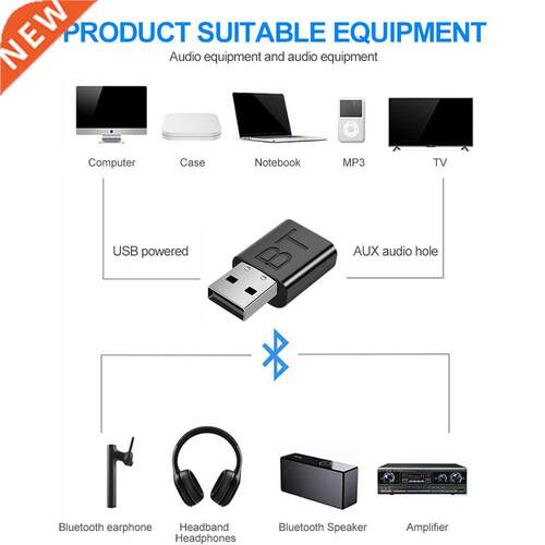 NEW USB Bluetooth 5.0 Transmitter Receiver 3 In 1 Adapter Do