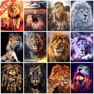 EverShine Diamond Painting 5D Lion Rhinestones Art Diamond E