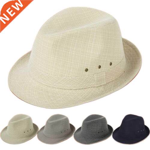 Men's Hats Fedoras Top Jazz Plaid Hat Adult Bowler Hats Clas