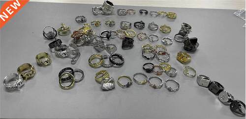 punk Exquisite Little Saturn Series Ring More Than 40 Pairs