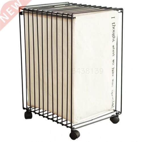 Dirty clothes storage basket hamper ins Nordic wrought iron