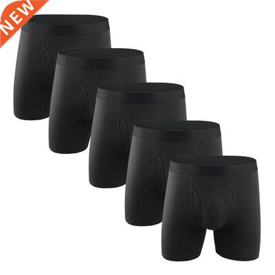 5Pcs/lot Boxershorts Man Underpants Long Boxers Men Underwe