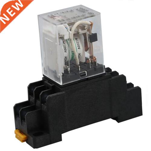AC 200V/240V Coil DPDT 8 Terminal General Purpose Relay Sock
