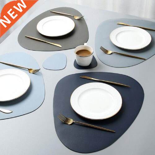 Placemat Table Mat PU Leather Waterproof Heat Insulation