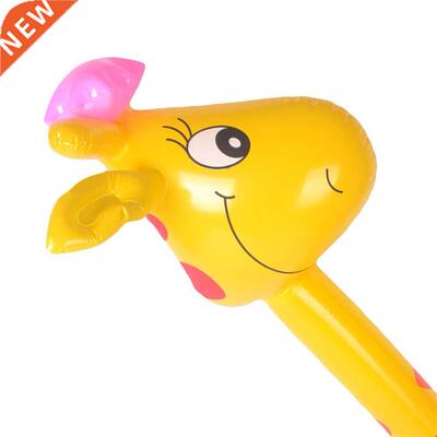 1Pc Giraffe Frog Animal Inflatable Air Stick Blow Bar Party