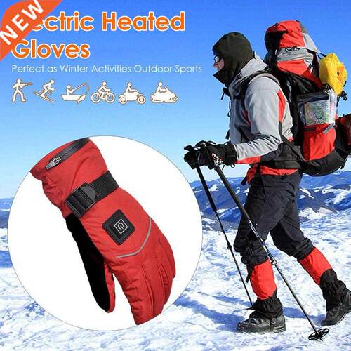 Men Women Heating Gloves High Quality Waterproof Wind