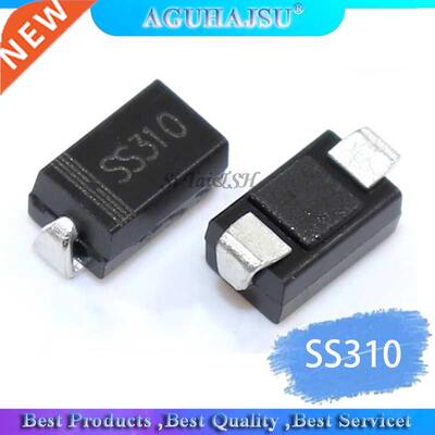 100PCS SS310 SMD SR310 Schottky Barrier Rectifier Diode 3A 1