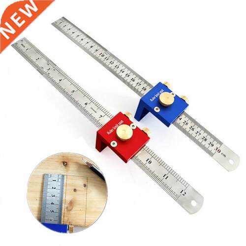 0cm/12 Inch Scribing Ruler Adjustable 90 Degrees Scale Rule