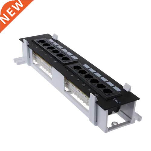 Network Tool Kit 12 Port CAT6 Patch Panel RJ45 Networking Wa
