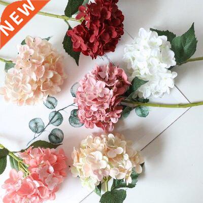 Hydrangea Branch Home Wedding Decor Artificial Flowers Silk