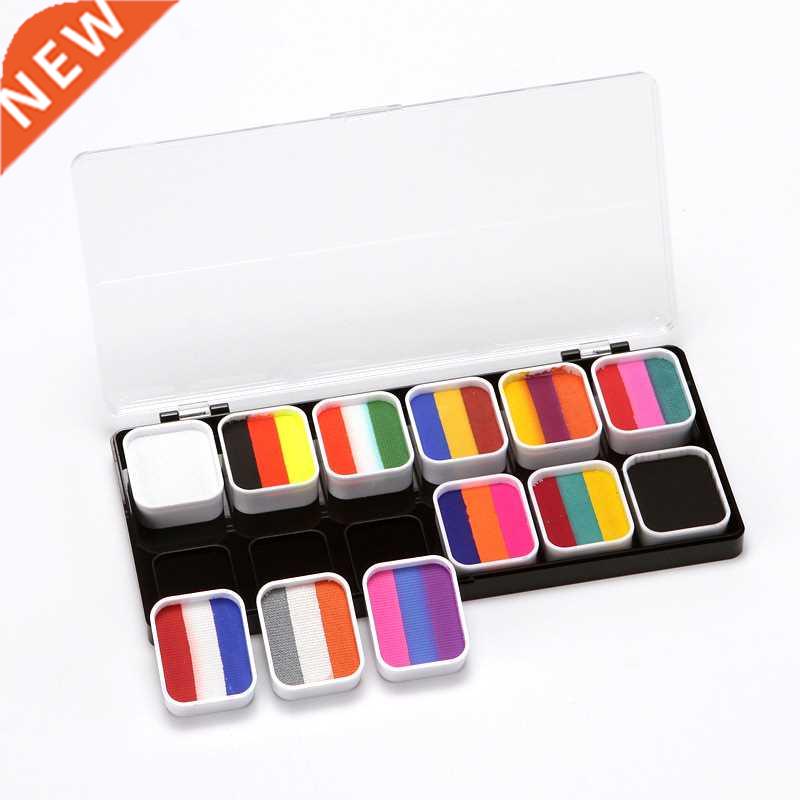 hot sell 12 color body painting children Halloween makeup fa