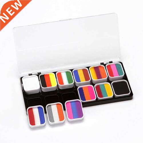 hot sell 12 color body painting children Halloween makeup fa
