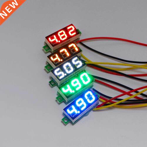 2Pcs 0.28 Inch 2.5V-30V Mini Digital Volt Meter Voltage