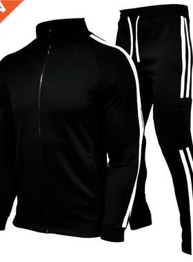 Men	s Sets Two Piece Set Tracksuit Casual Zipper Jack