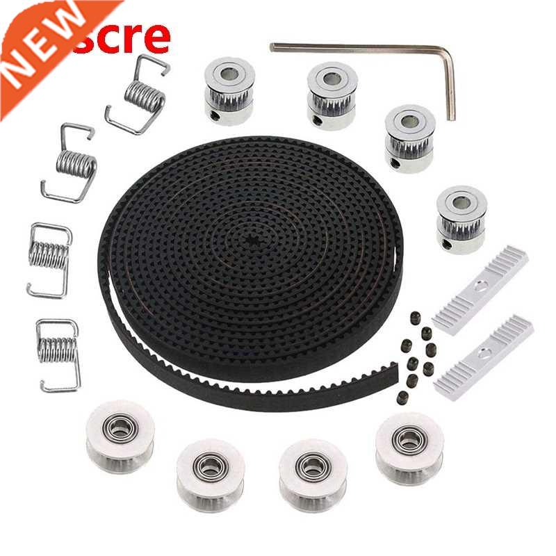 5Mx6Mm Gt2 Timing Belt +4Pcs 20 Tooth 5Mm Inner Diameter Pul