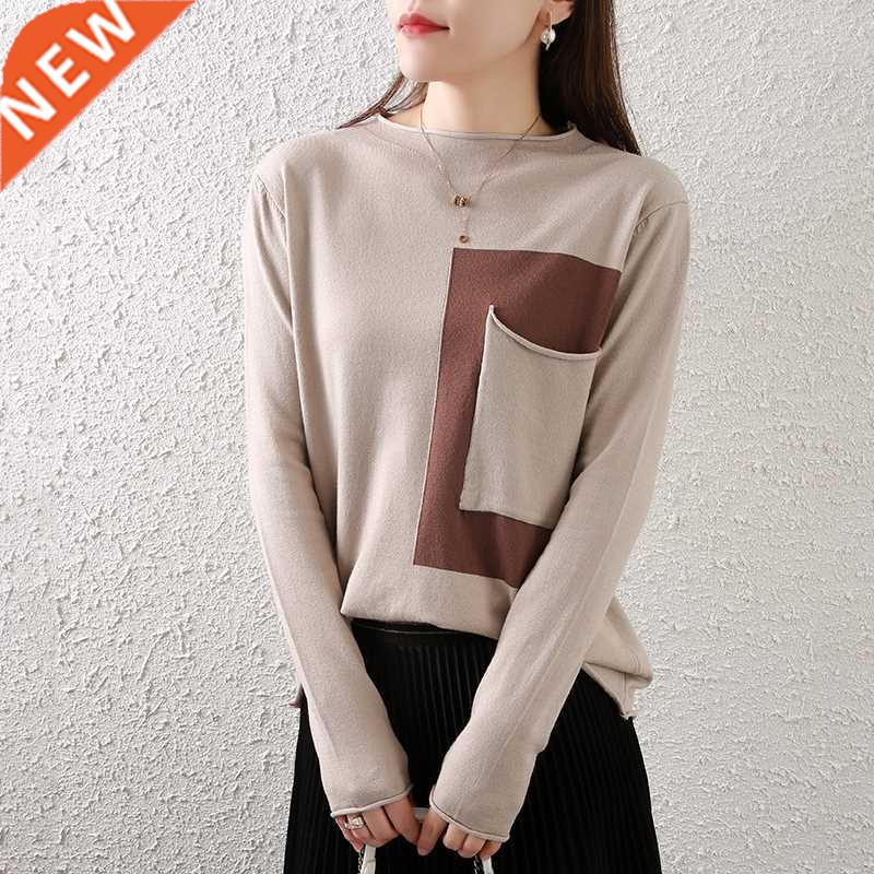 2022 autumn winter women's cashmere sweater knitted pullover