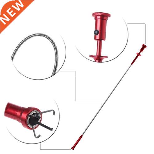 Flexible Pick Up Tool Magnet 4 Claw LED Light Spring Grip Ho