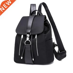 Solid Simple Women Color Nylon Backpacks nding Casual Larg