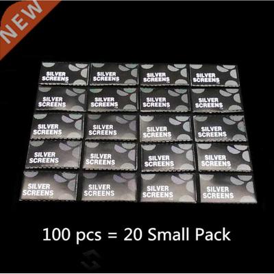 100pcs Silver Pipe Screens Metal Glass Wooden Acrylic Water