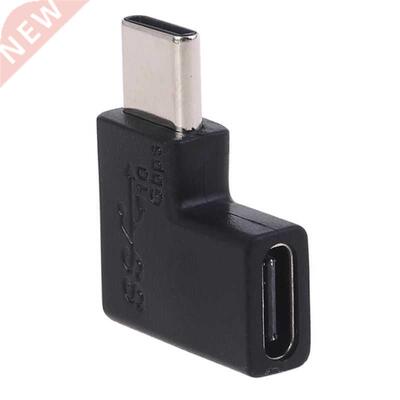 90 Degree US 3.1 Type C Male to Female Converter Adapter fo
