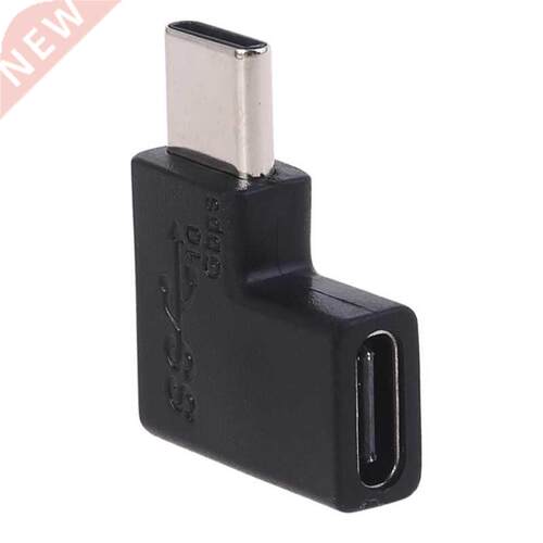 90 Degree US 3.1 Type C Male to Female Converter Adapter fo