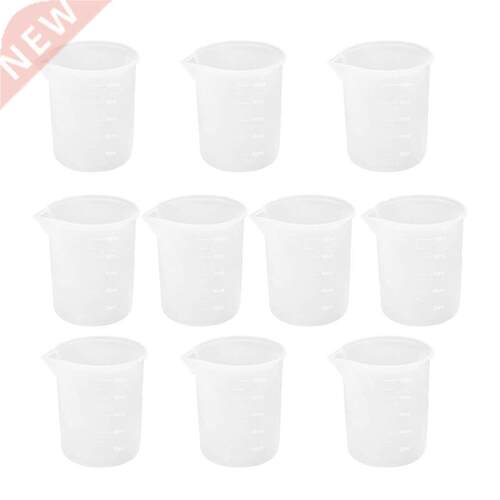 10Pcs Silicone Measuring Cups 100 Ml Silicone Cups Non