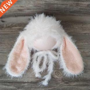 Rabbit Boy Newborn Hats Girl Cute Ears Baby Hat Infant