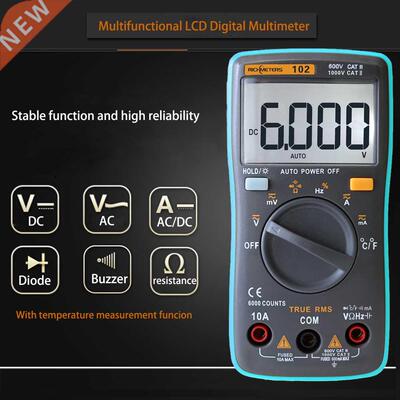 Digital Multimeter RM102 True RMS Professional Multimetro
