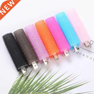 1Pcs Rubber Magic Hair Rollers Bangs Curling Tube Fluffy