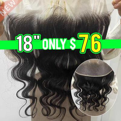 Body Wave 13x4 Lace Frontal Straight Ear to Ear Brazilian Re