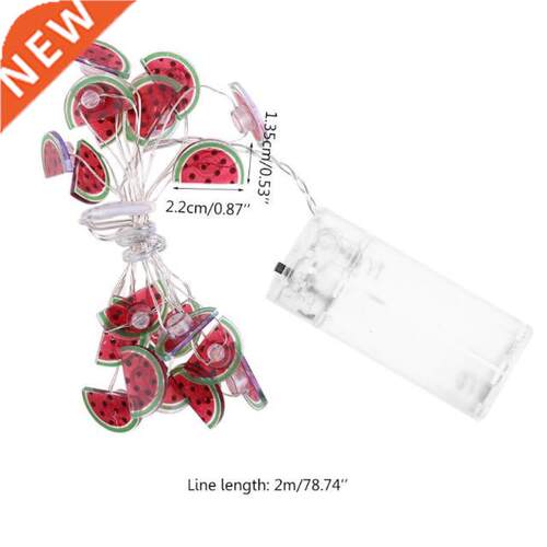 20 LED Half Slice Watermelon Decorative String Lights Christ