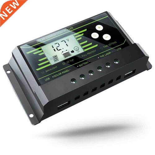 *Solar Controller PWM 24V/12V Auto 30A 20A 10A Back-light LC