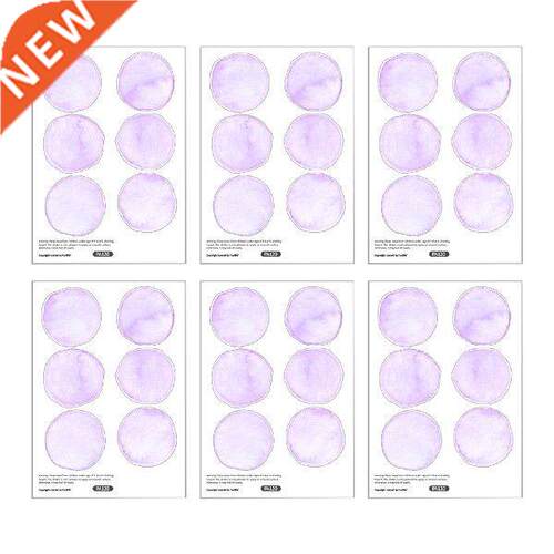 6 Sheets Removable Wall Sticker Mural Waterproof PVC Decals