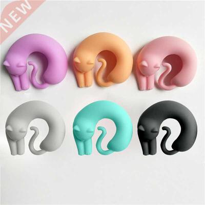 6PCS Mini Circle Silicone Wine Glass Marker Cup