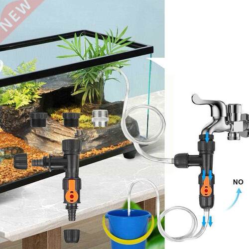 Auto Aquarium Water Changer Kit Faucet Adapter Water Tools