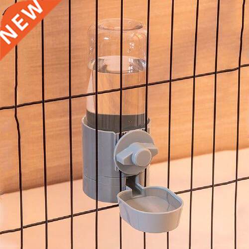 Pet Cats Dogs Drinking Fountain Feeder Pet Cage Hanging