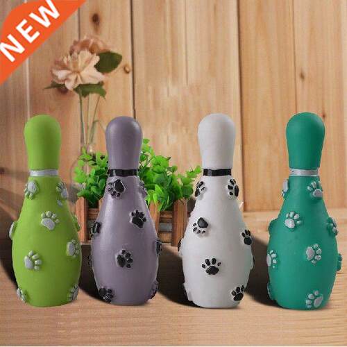 1PCS Pet Sounding Toy Bowling Dog Chew Toy Interactive