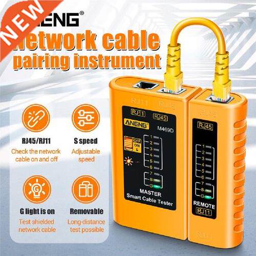 M469D RJ45 RJ11 Network Cable Tester LAN Cable Networking
