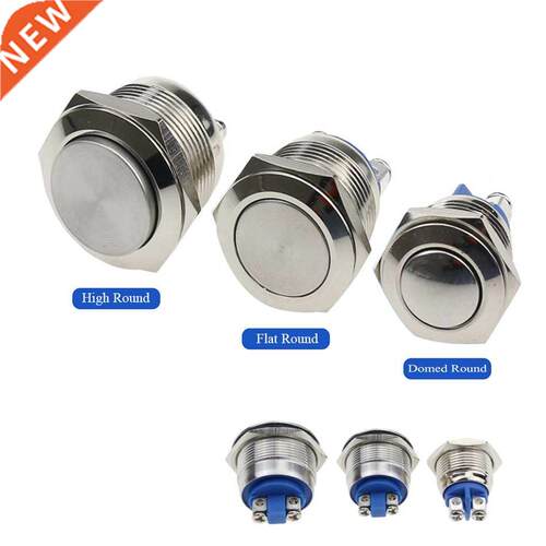 16mm 19mm 22mm Metal Push Button Switch Reset Momentary 3A/2